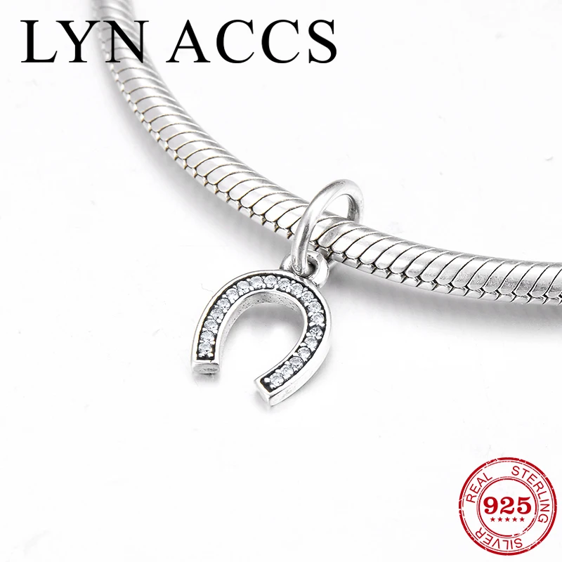 Подвеска из серебра 925 пробы с фианитами для браслетов|Ювелирные шармы| |