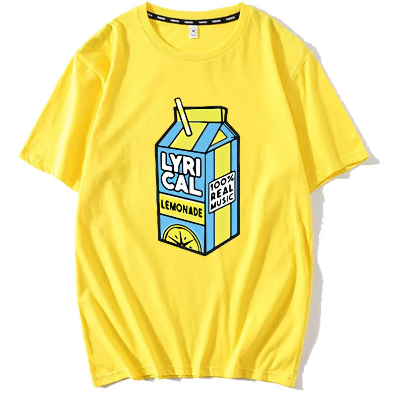 Lyrical Lemonade Unisex Tshirt 100% Real Music Funny Tshirt for Men/Women Short Sleeve Top Tees Shirt