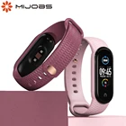 Ремешок силиконовый для Xiaomi Band 5, полупрозрачный сменный Браслет Для Xiaomi Band 6