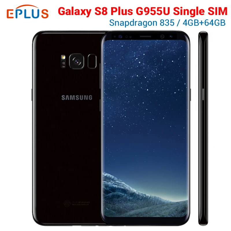 Мобильный телефон Sprint samsung Galaxy S8 Plus S8+ G955U LTE Snapdragon 835 Восьмиядерный G955P 6," 4 Гб 64 Гб NFC 4G телефон