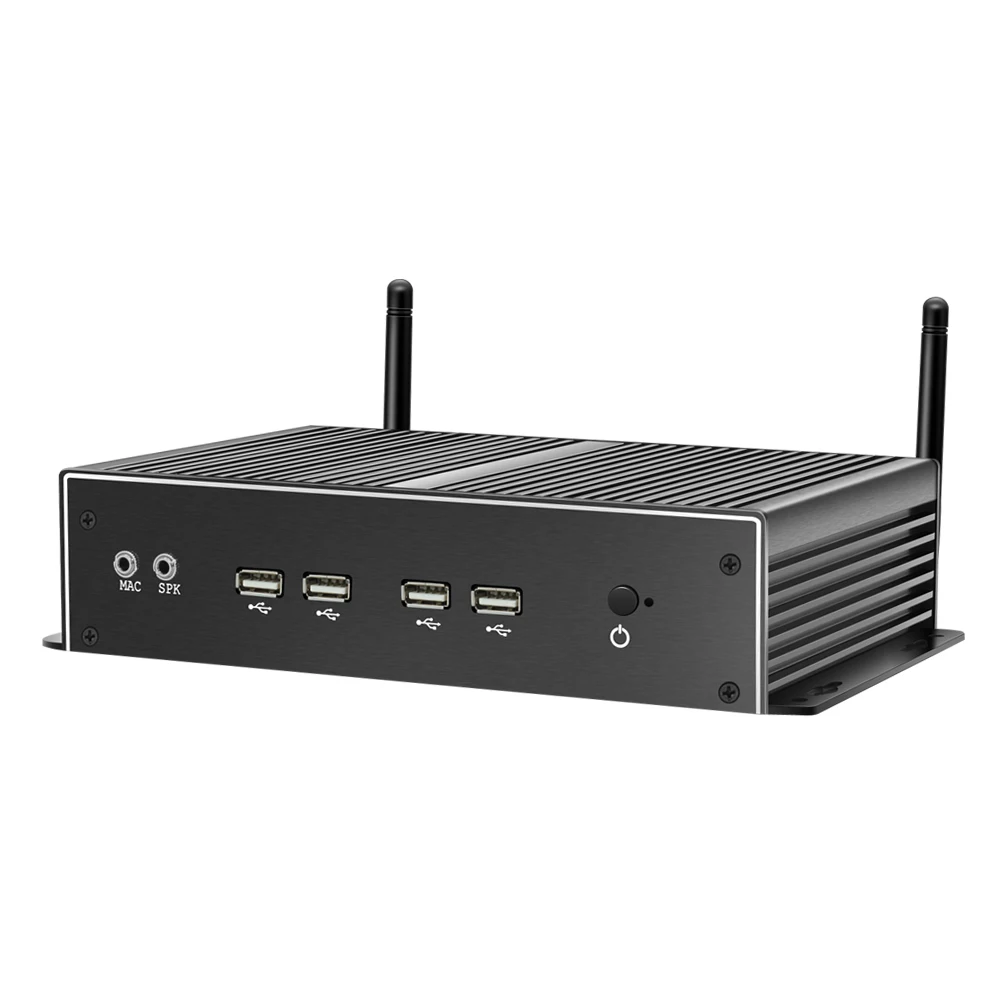 BEBEPC 6 * COM RS232 Mini PC Core i7 5500U 4500U i5 4200U Dual LAN Windows 10 HDMI Celeron 2955U J1900 Comput Industrial PC|Мини ПК| |