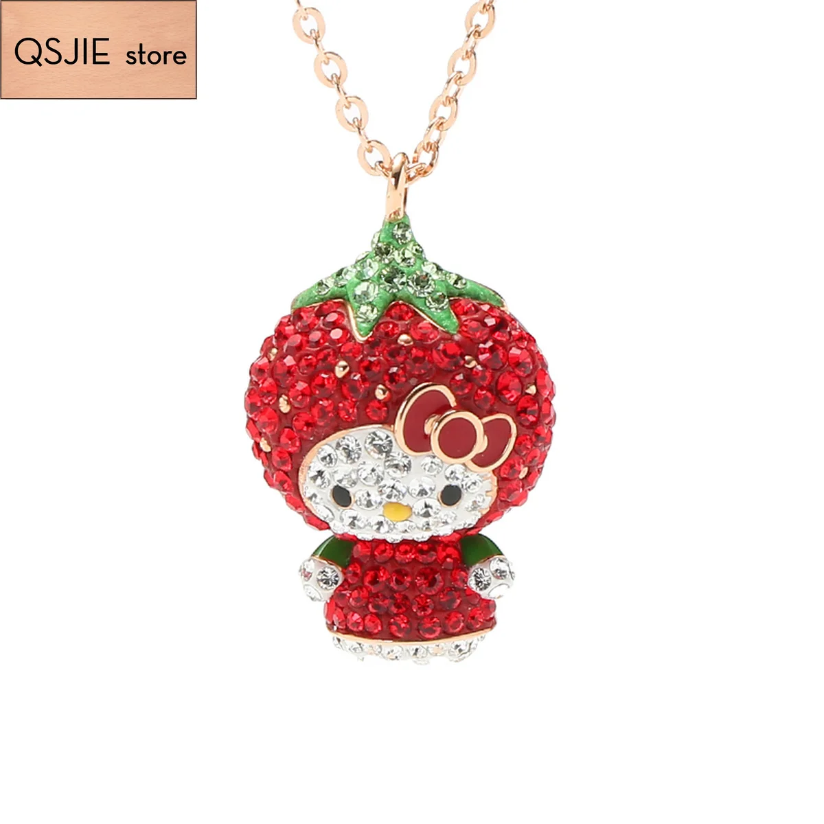 

2022 High quality SWA cute cartoon cat DIY Pendant Fashion Women Necklace