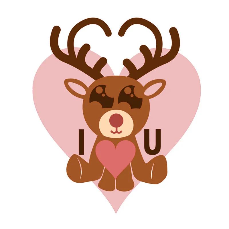 Eastshape Любовь олень металлические режущие штампы новые 2019 трафареты с тиснением