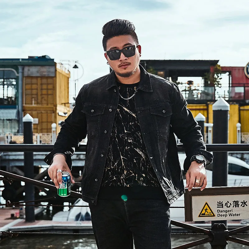 

Новый стиль 2019 года для осени и зимы, популярный бренд, джинсовый свободный стрейч большого размера, Прямая поставка