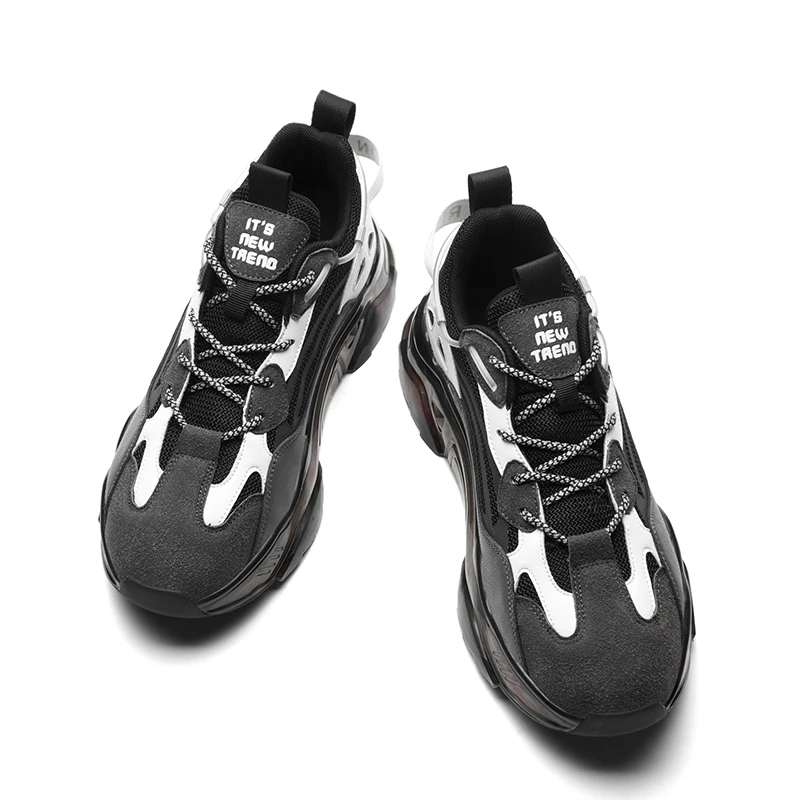 

Shoes Men Platform Sneakers Fashion Casual Walking Sneakers Hombre Thick Bottom Breathable Trainers Sports Male Chunky Sneakers