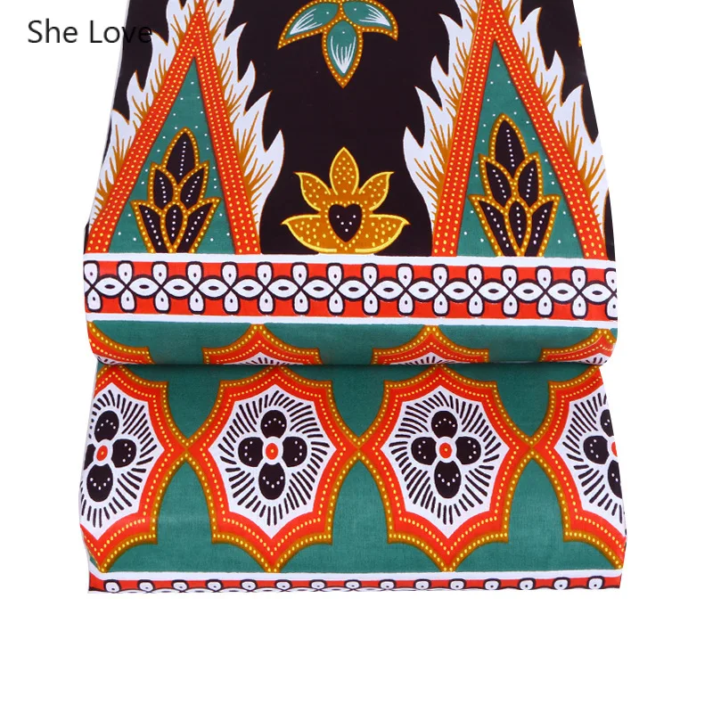 Девушка любит 1 ярд Анкара Африканский батик ткань настоящий воск полиэстер