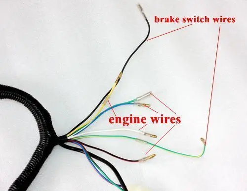 Двигатель AC жгут проводов Жгут станок для 150cc 250cc яма Quad Dirt Bike ATV багги B - купить по