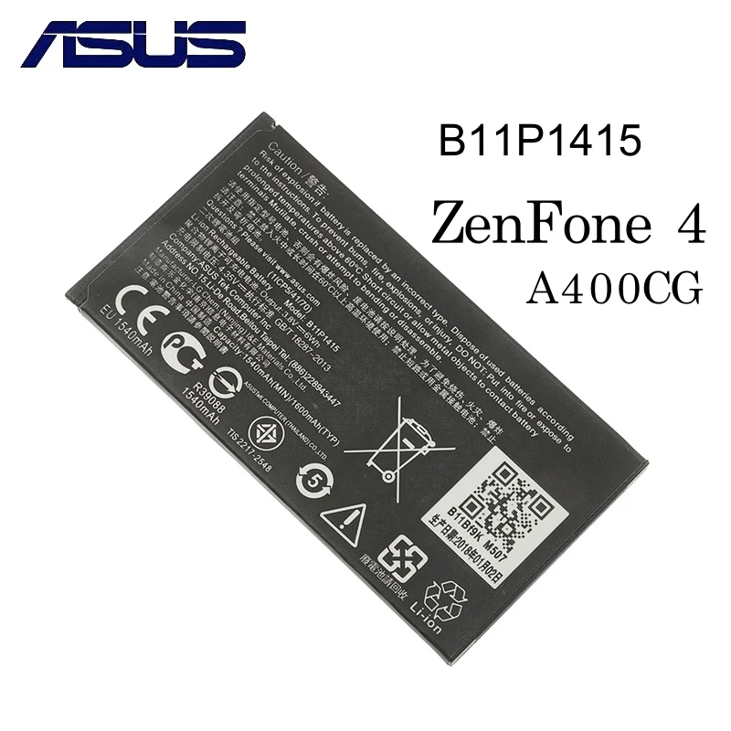 Оригинальный аккумулятор ASUS B11P1415 для ZenFone 4 A400CG Go 5 ZC451TG Z00SD мобильный