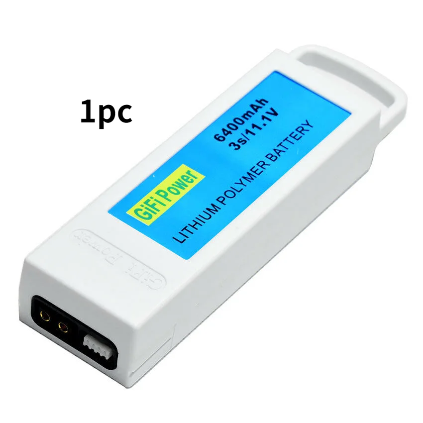 

Горячая Распродажа 11,1 V 3S1P 6400mAh литий-полимерная батарея для Yuneec Q500 Q500 + RC FPV дрона, обновленная мощность, перезаряжаемая батарея