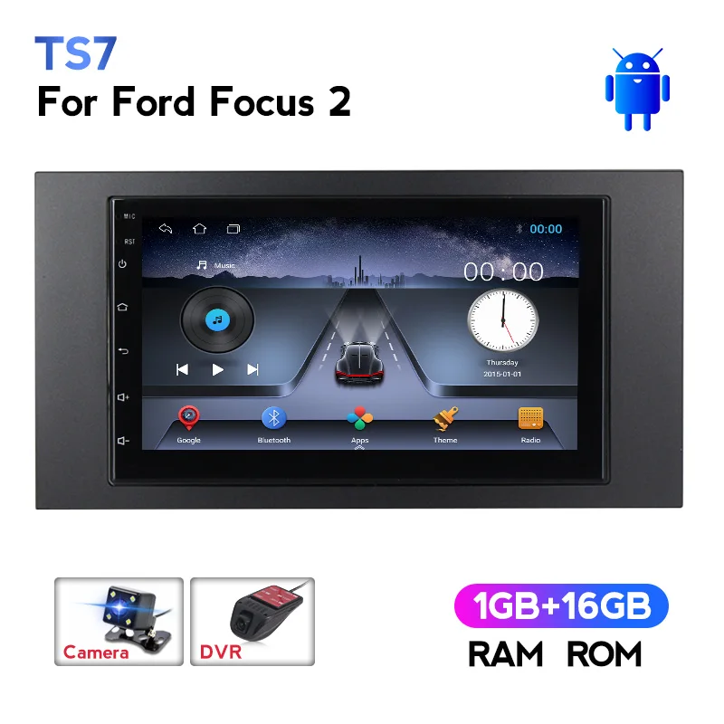 

Автомагнитола на Android, мультимедийный видеоплеер для Ford Focus 2 EXI MT MK2 MK3 2004-2011, навигация с поддержкой Carplay, Wi-Fi, BT, ADAS, DVR