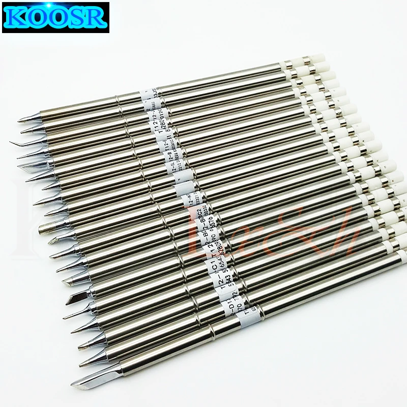 Бесплатная доставка 2 шт./лот модель T12 бессвинцовые наконечники для паяльника HAKKO