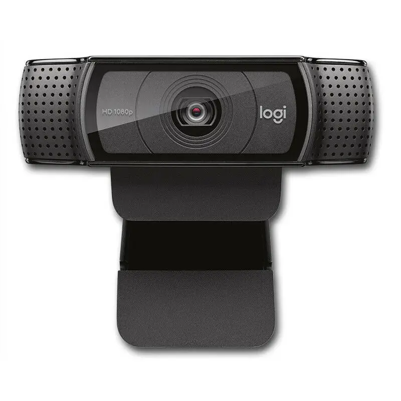 Новая Оригинальная веб камера Logitech HD C920 Pro Широкоформатная для видеозвонков и
