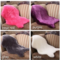 high quality home office decoration faux sheep skin carpet ultra soft chair sofa cover rugs warm hairy carpet seat pad