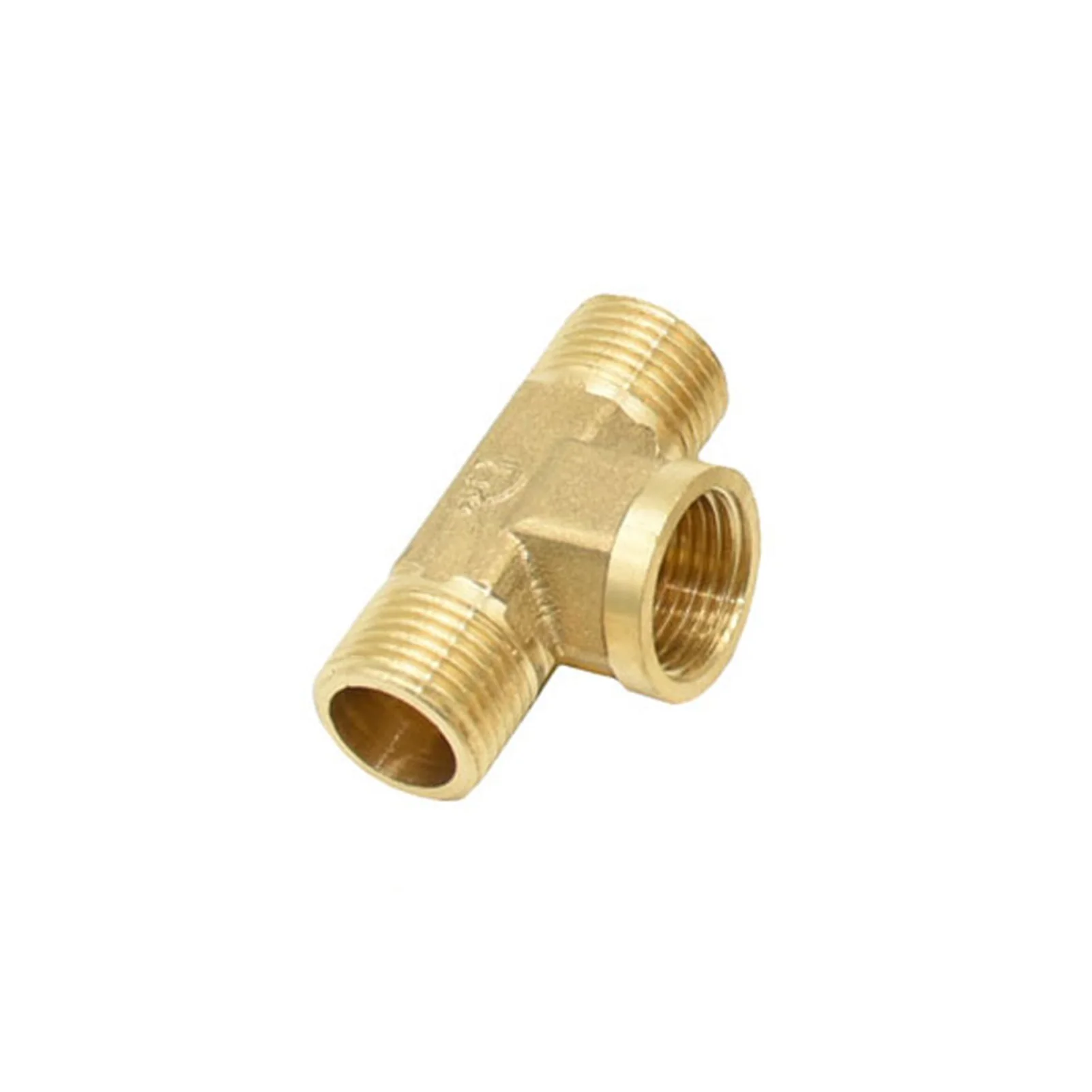 

10Pcs T type 1/2" tee thread Brass Female G1/2 male Water Splitter Threaded Plumbing connector Fittings