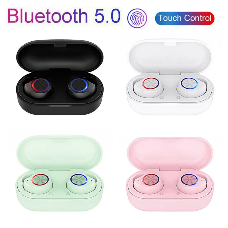 Беспроводные наушники TWS Bluetooth 5 0 мини вкладыши для IOS Android цветов 2020|Наушники и