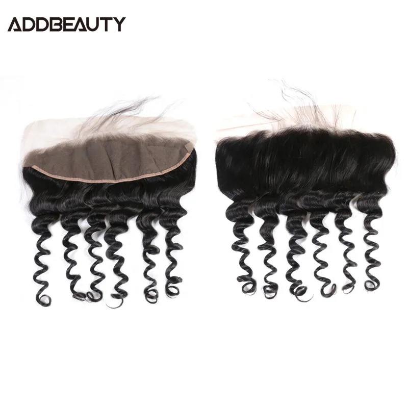 Addbeauty свободная глубокая кружевная Фронтальная застежка 13x4 Прозрачная Кружевная