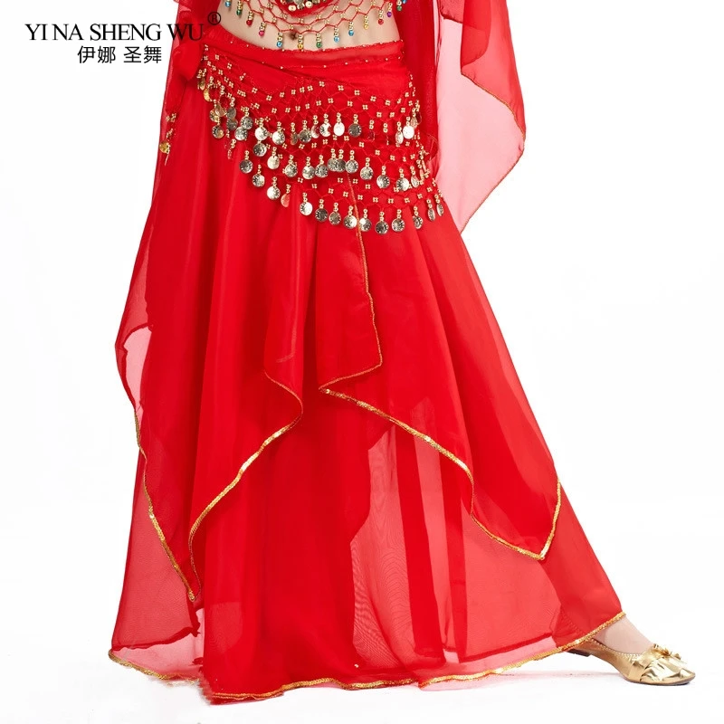 Женский костюм для танца живота шифоновая юбка профессиональных соревнований 9