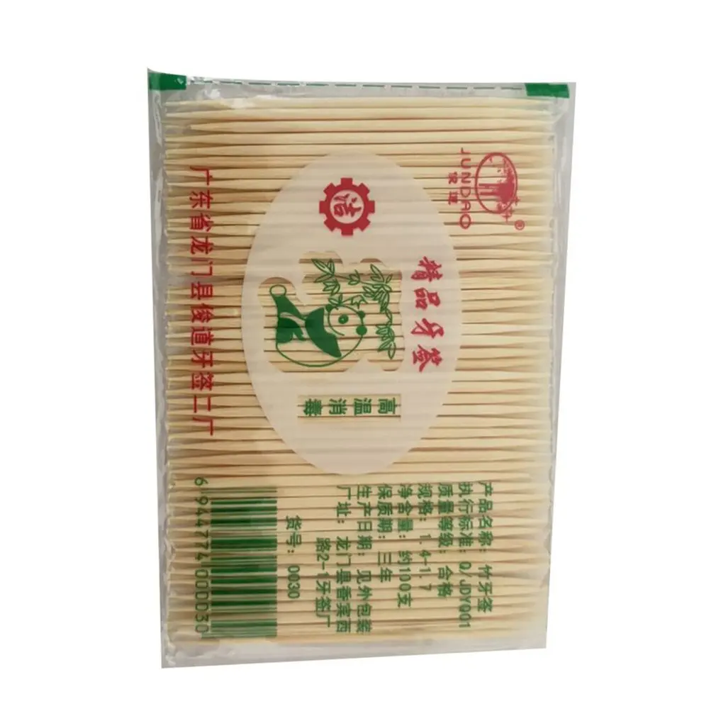 

Bamboo 200PCS Tooth Floss Oral Hygiene Floss Inter Brush Toothpick Healthy for Teeth Cleaning Oral Care