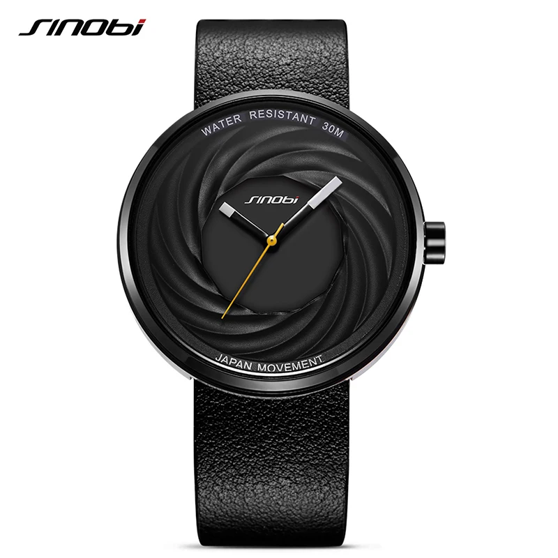 2020New Fashion Leisure Мужские часы кожаные водонепроницаемые ремешки кварцевые мужские
