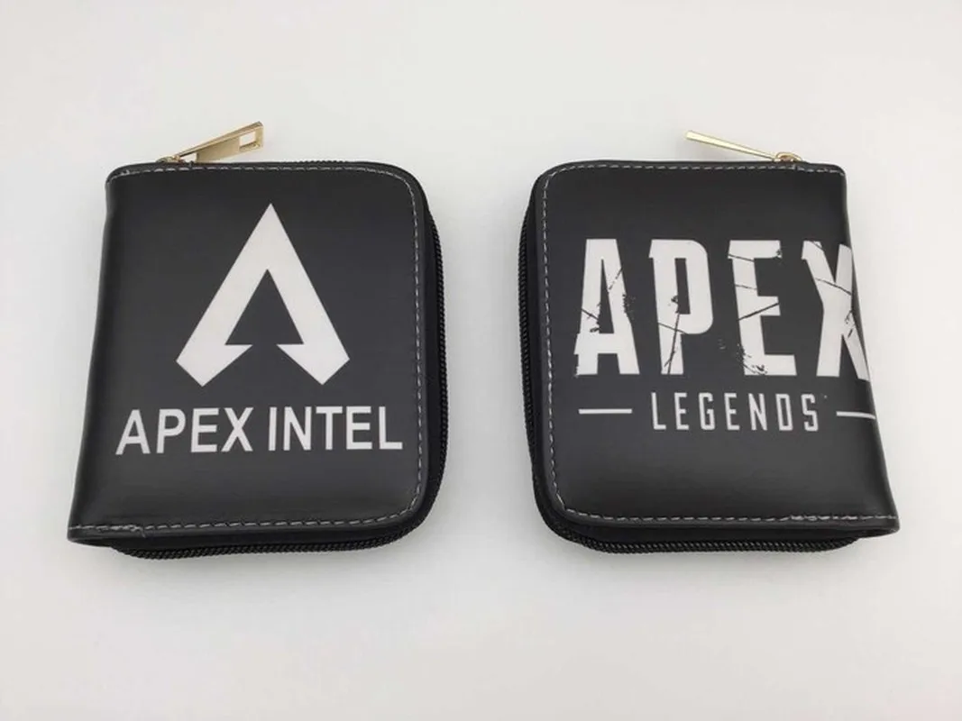

Game Apex Legends Wallet Purse PU Mini Short Wallet Coin zipper Print Purse Coin Card Holder Key Bag