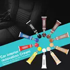 Набор для ремонта кожи DurableVinyl, восстанавливающий крем для мебели и автомобильных сидений, восстанавливающий темно-коричневый кожаный краситель