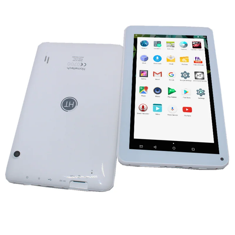 Новое поступление летних детских планшетов 7 дюймов HT Android 5 1 DDR3 Гб + 8 RK3126 ARM Cortex