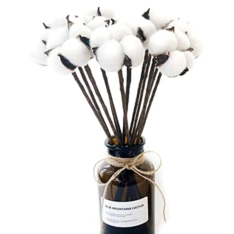 10 штук в упаковке искусственный хлопок проводной Утюг стержень икебана реквизит