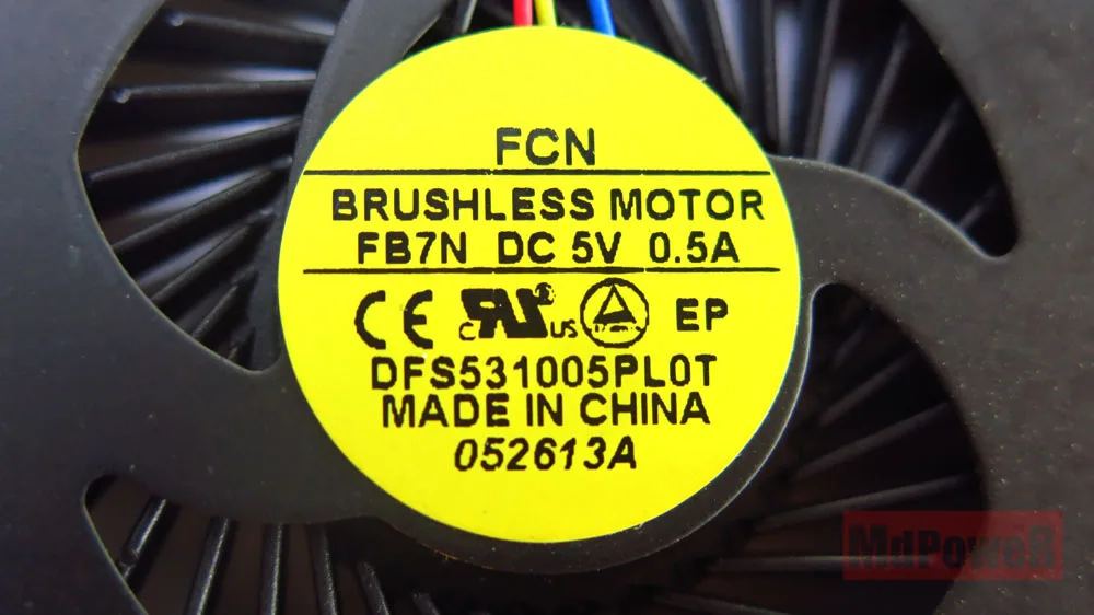 Новый вентилятор кулера для процессора/радиатор HP ProBook 4340 4340S 4341S 683860-001 FCN DFS531005PL0T