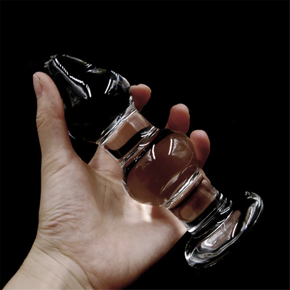 Большие Анальные бусины из пирекс-стекла шарики Хрустальный фаллоимитатор пенис