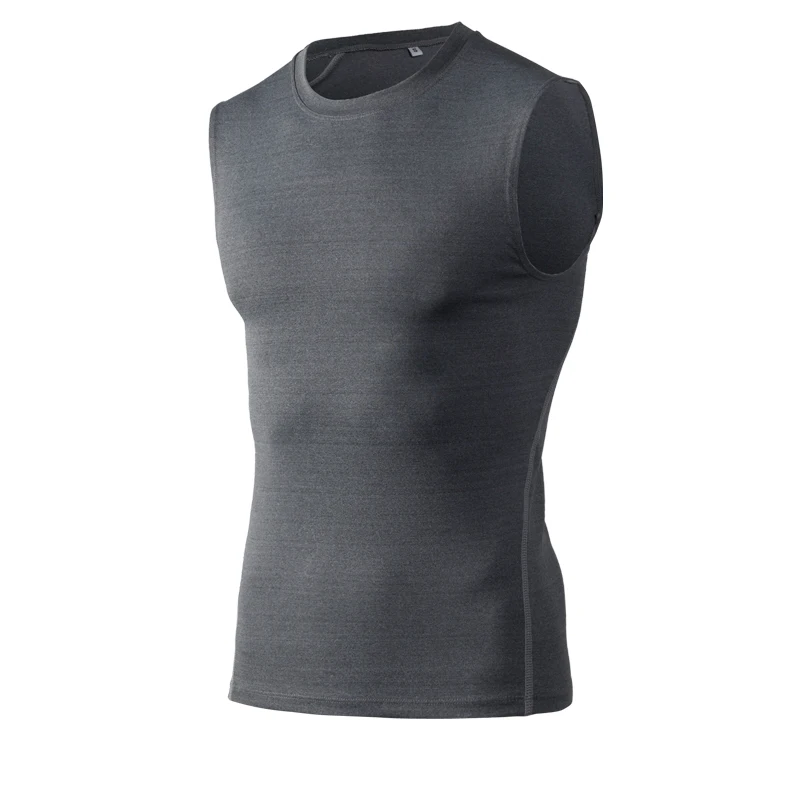 

Men Sleeveless T-Shirt Underwear Cycling Vest Base Layer Clothes Sports T-shirt Jogging Fitness Vest Mesh Breathable Active Tops
