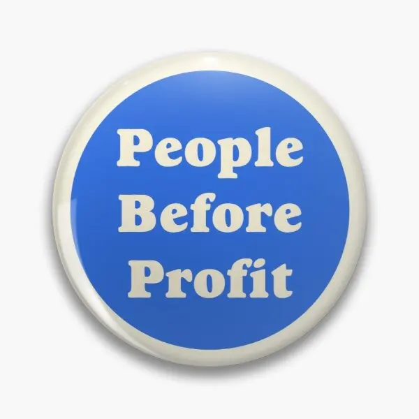 

People Before Profit Customizable Soft Button Pin Fashion Lapel Pin Creative Funny Cartoon Collar Lover Women Metal Gift Badge