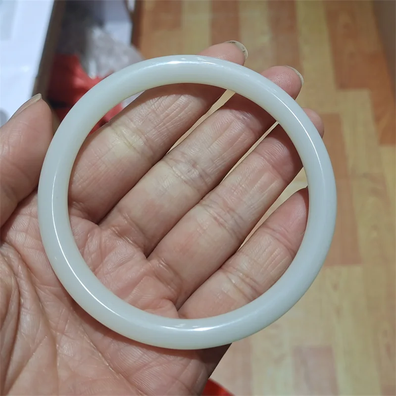 

Лидер продаж, натуральный нефритовый желтый браслет ручной работы 56-62 мм, модные ювелирные изделия, аксессуары для браслетов, подарки на уда...