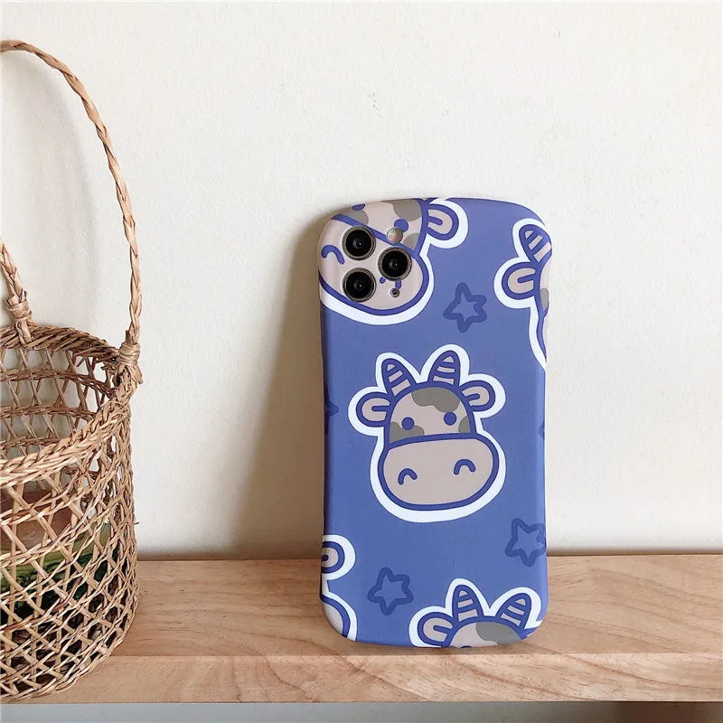 

Cartoon Thin Waist Silicone Soft Phone Case For iPhone 7 8 Plus 2020 SE X XR XS Max 11 11Pro Max 12 12Pro Max Pro Mini Case Bag