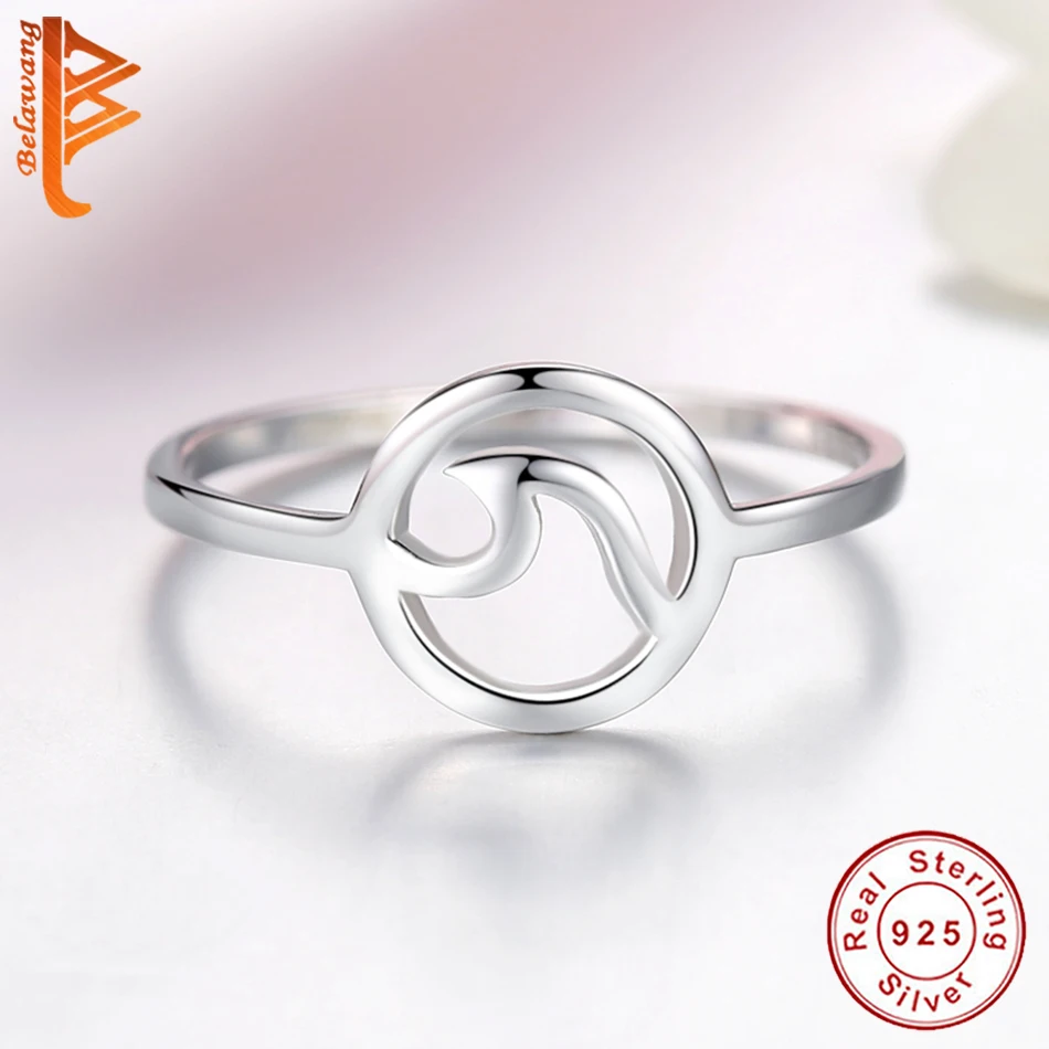 Кольцо женское из серебра 925 пробы ВОЛНИСТОЕ | Украшения и аксессуары