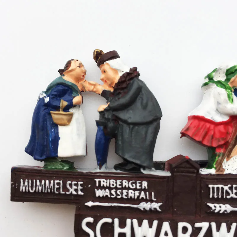 Магнит на холодильник Немецкий черный лес сувенир Шварцвальд художественные