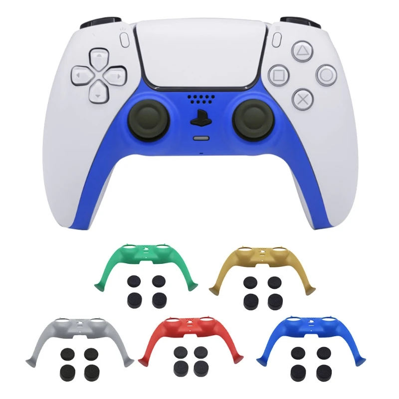 

Decorative Strip With Thumb Stick Grips Cap For PS5 Controller Joystick Handle PC Decoration Strip Cover Case Shell