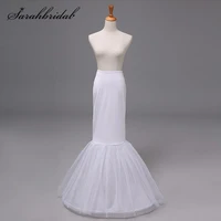 in stock cheap long petticoat 3 hoop 2 layer mermaid crinoline slip wedding accessories dress cosplay party underskirt 12009