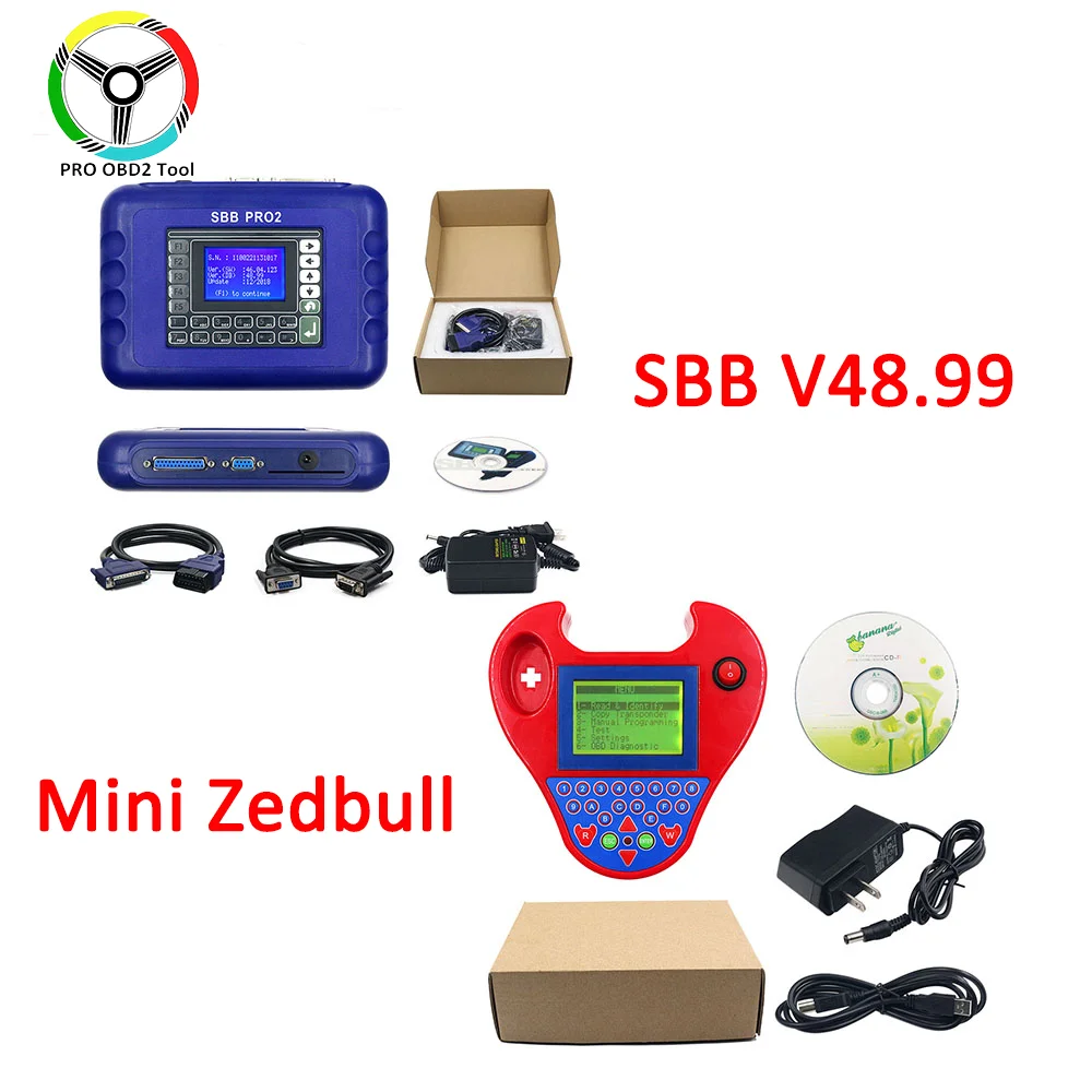Программатор ключей Smart Mini ZedBull SBB V48.99 V48.88 V46.02 транспондер без точек ограниченное