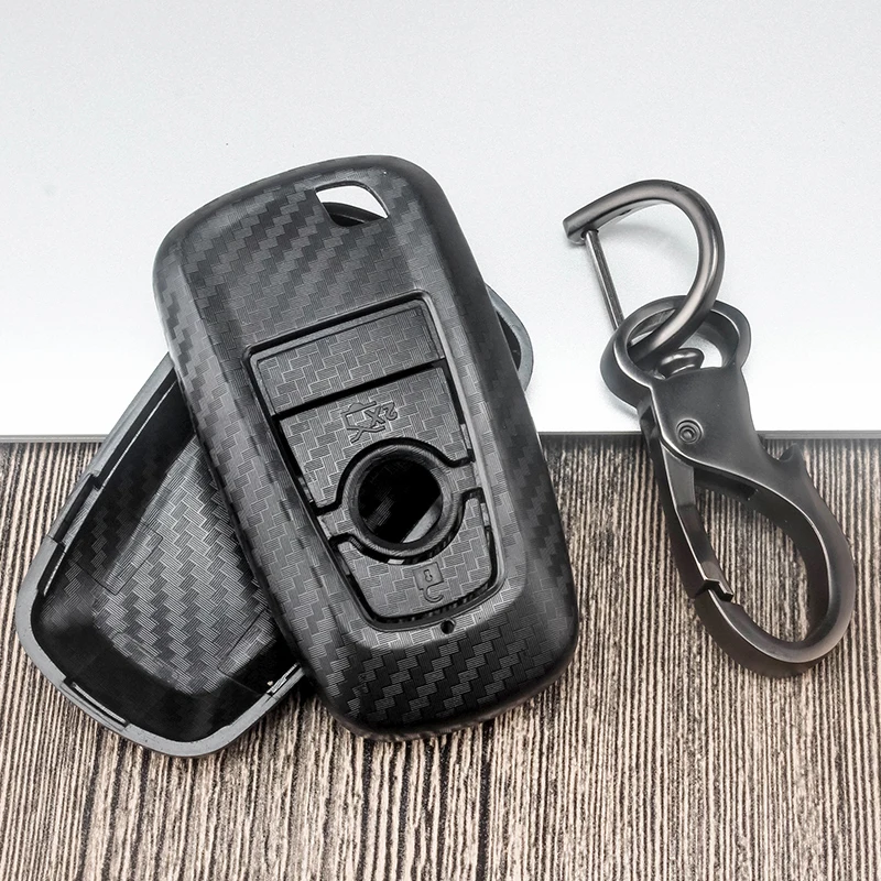 ABS чехол для ключа автомобиля из углеродного волокна Ford Mondeo Mustang EXplorer Fusion Edge Expedition