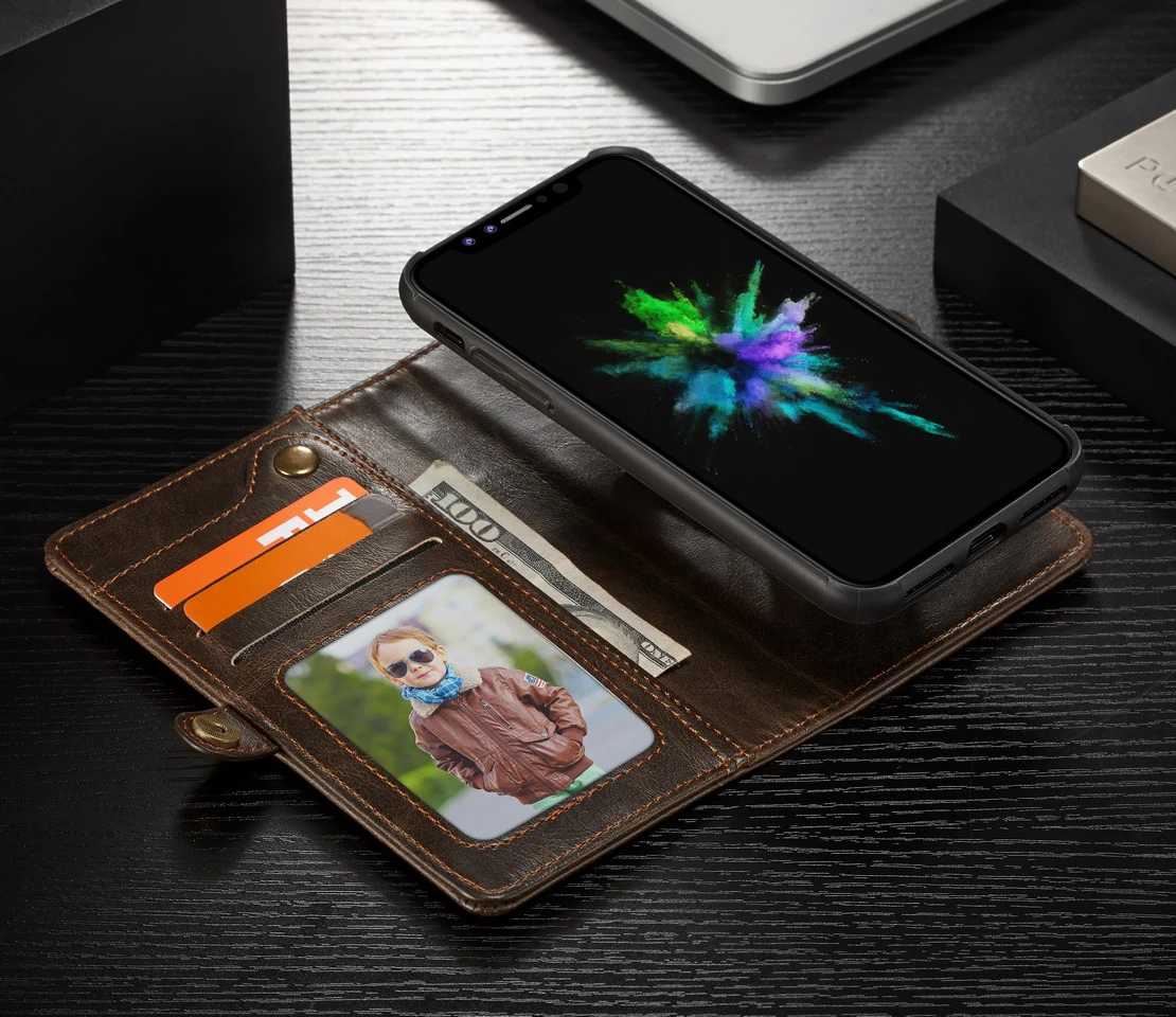 Модный чехол кошелек для iPhone Xs Max XR с ремешком магнитный откидной кожаный X 6 7 8
