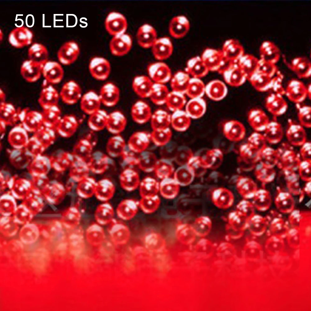 

СВЕТОДИОДНАЯ Гирлянда для дома и улицы, водонепроницаемый садовый светильник на солнечной батарее для украшения дома, двора вечерние вечер...