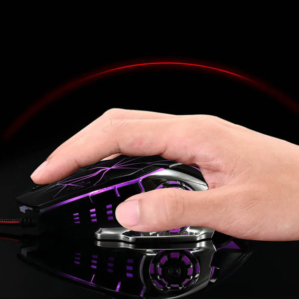 3200DPI светодиодный optique 6D USB filaire jeu souris Pro Gamer pour PC 6 бутонов avec molette de défilement 5 millions cycle |