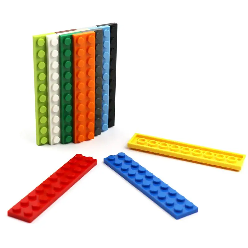 

100pcs Building Blocks Brick Toys 2 x 10 Short Plate Parts Enlighten Toys for Boys Kids 3832 City Friends Series