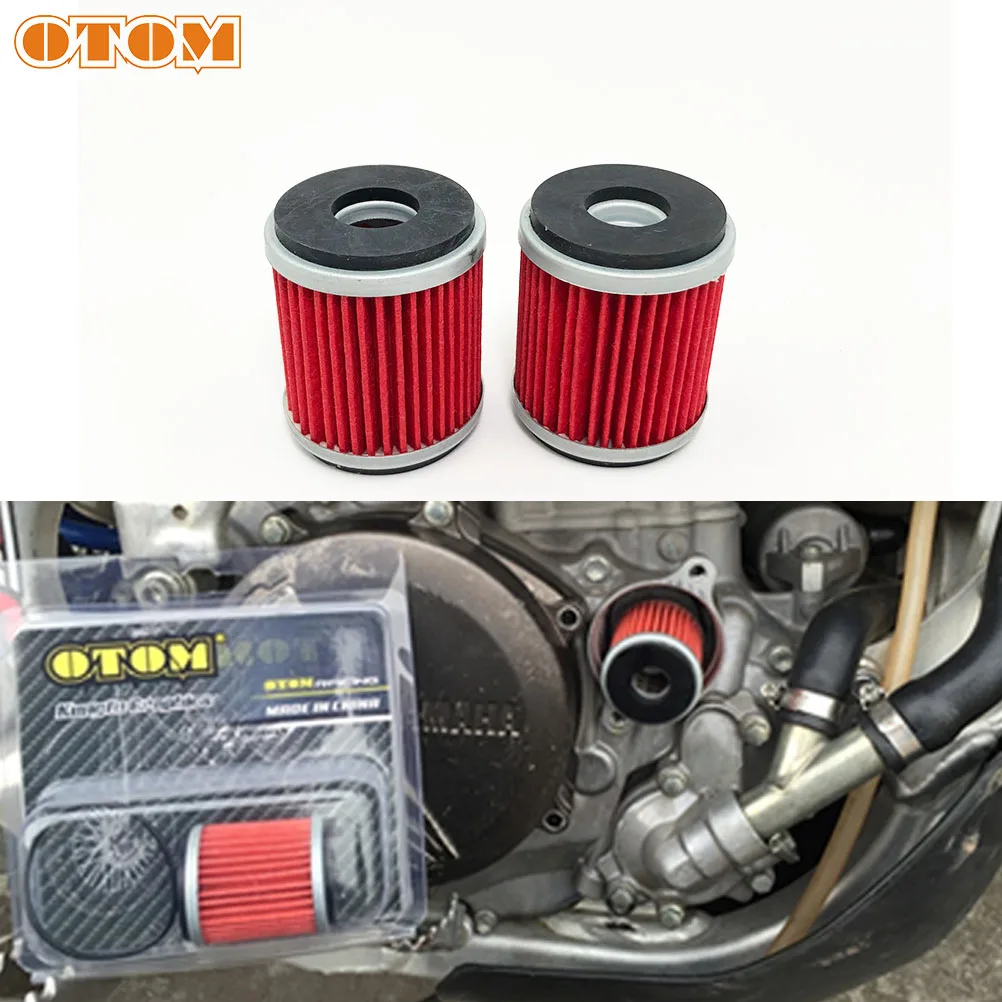

Масляные Фильтры OTOM 2 шт., для очистки масла двигателя мотоцикла YAMAHA WR250F WR250R WR450F YZ250FX YZ400F YZ426F, аксессуары для кроссовых велосипедов