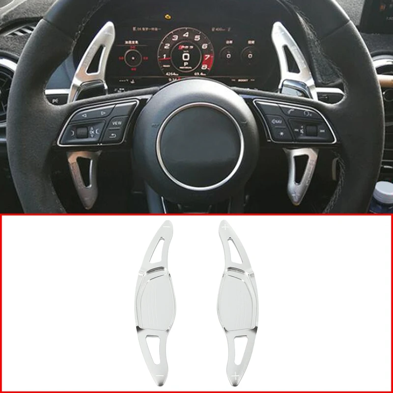 

Удлинитель переключения передач на руль автомобиля, алюминиевый сплав для R8 RS3 RS4 2018 2019 2020, автостайлинг