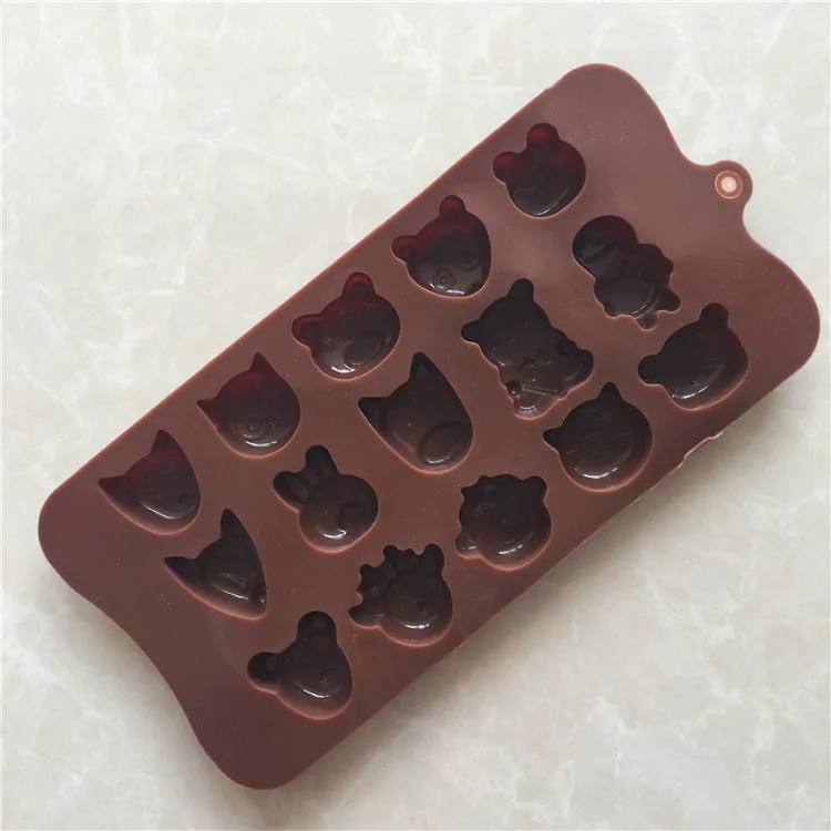 DIY украшения для тортов 15 полости формы животных шоколадного печенья