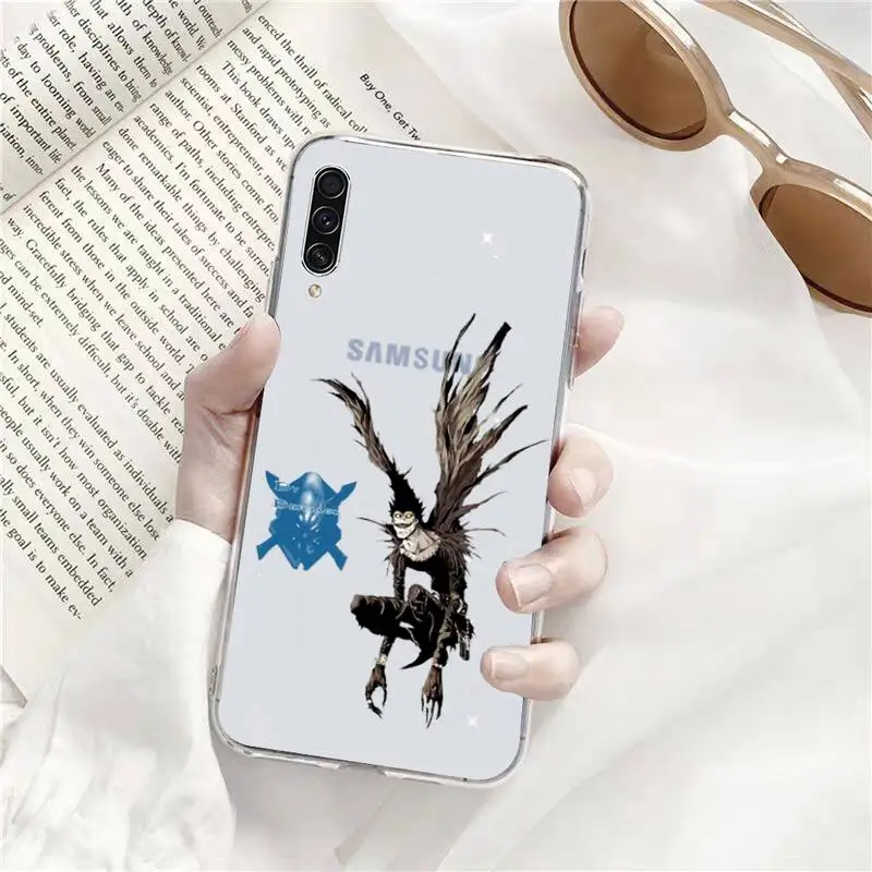 

Death Note Phone Case Transparent for Samsung s9 s10 s20 Huawei honor P20 P30 P40 xiaomi note mi 8 9 pro lite plus