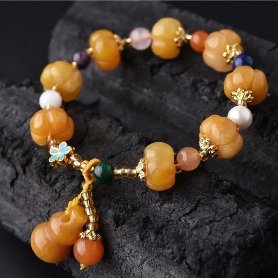 

Natural Colorful Jade Bracelet Women Girls Genuine Jades Stone Beaded Adjustable Bracelet Jewelry Accessories Fashion Jewellery