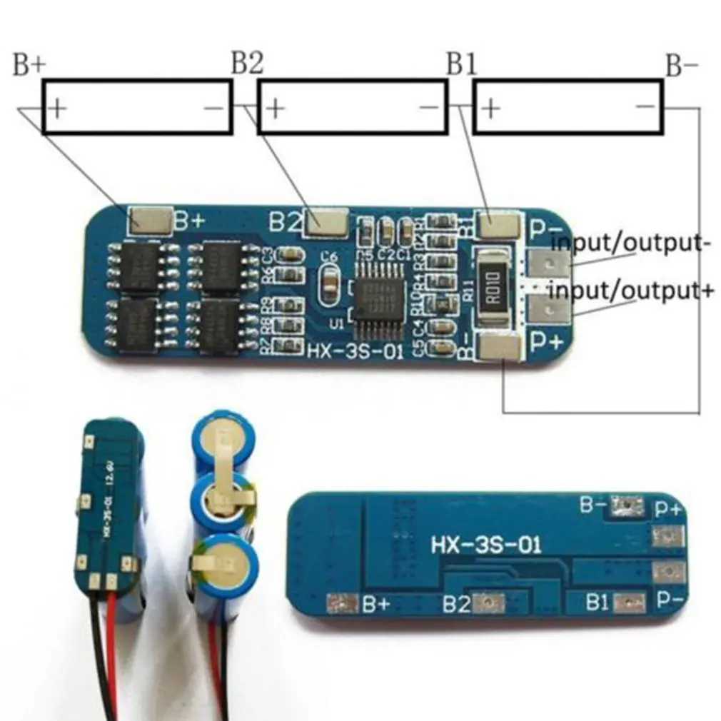 3S 10A Lithium Battery Charger Protection Board Bms Li-ion Charging Module 12v | Электроника