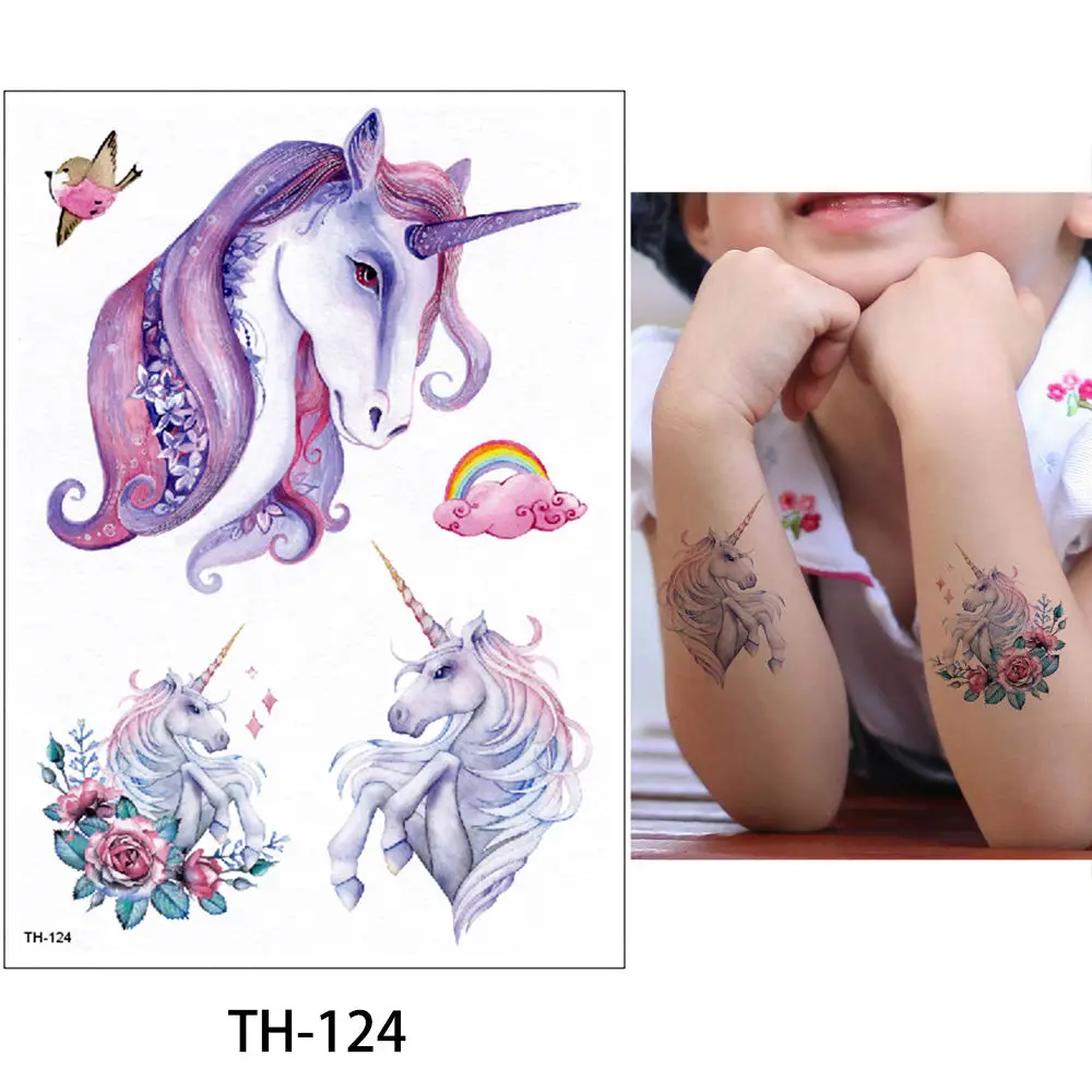 TH-124 Glaryyears 15*21 см временная татуировка наклейка Горячая Поддельные татуировки животные и растения флеш-тату водонепроницаемый маленький боди-арт для мужчин и женщин - Цвет: TH-124